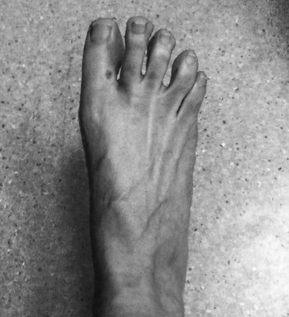Barefoot with windows open
